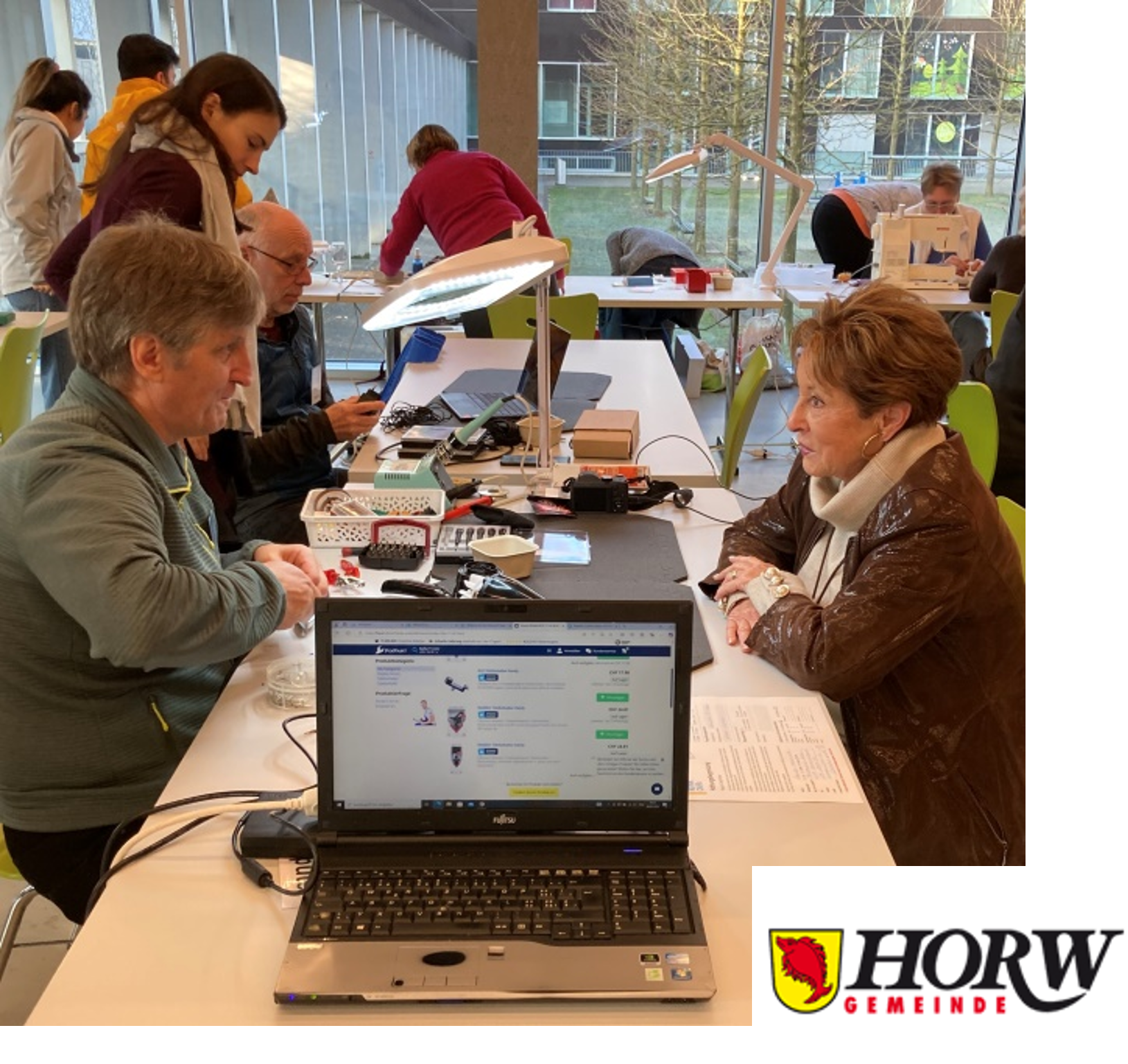 Neueröffnung des Repair Cafés in Horw