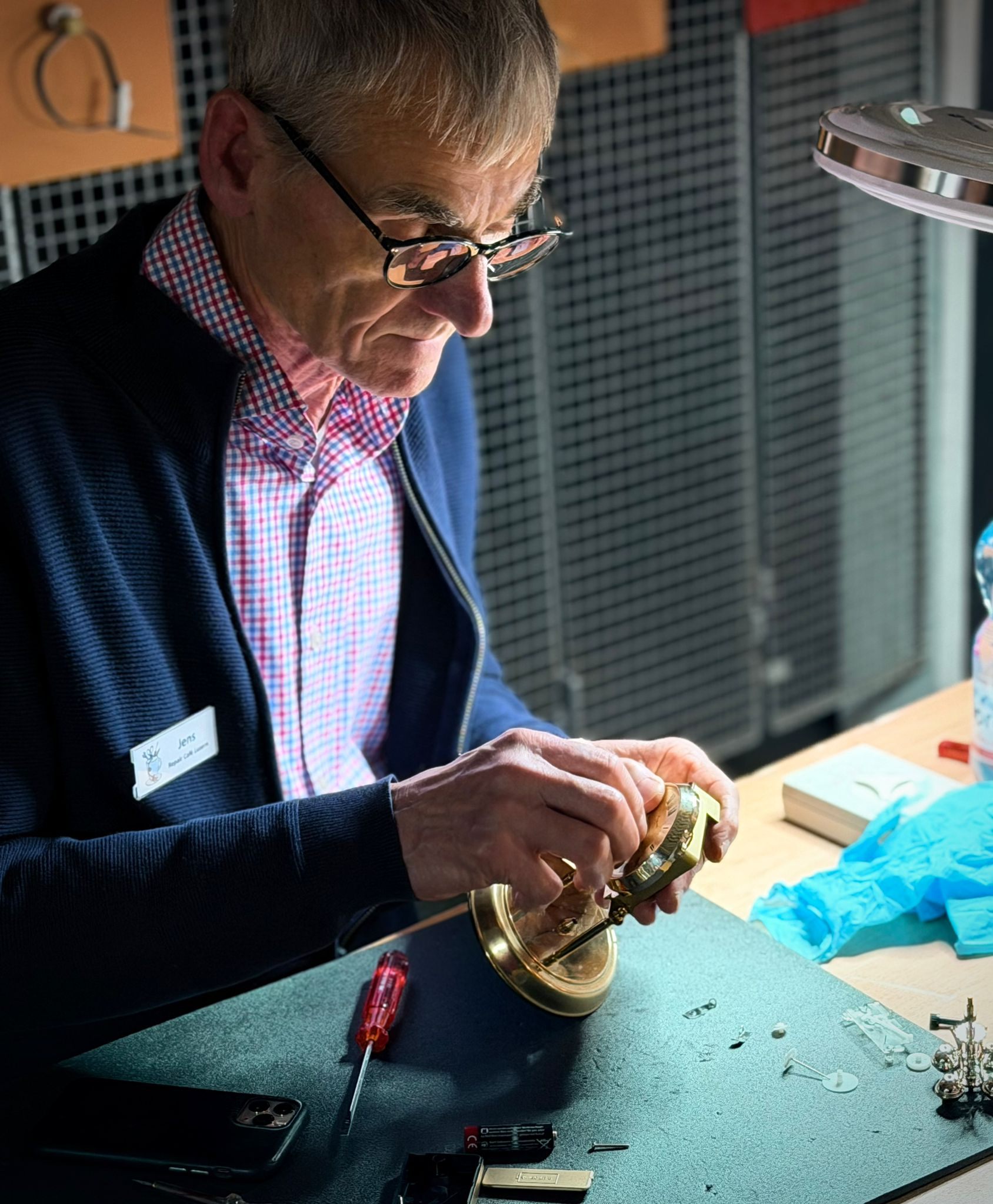 Reparatur eines Blasinstruments